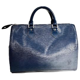 Louis Vuitton-Louis Vuitton Speedy 30 Epi Handbag-Black