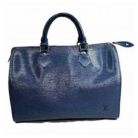 Louis Vuitton-Louis Vuitton Speedy 30 Epi Handbag-Black