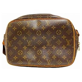 Louis Vuitton-Sac à épaule Monogram Louis Vuitton-Marron