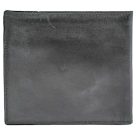 Bally-Bally Leather Bifold Wallet Black-Black