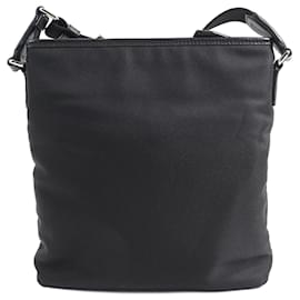 Bally-Bally Curios Trainspotting Nylon Leather Shoulder Bag-Black