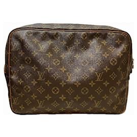 Louis Vuitton-Sac à épaule Reporter GM Monogram Louis Vuitton-Marron