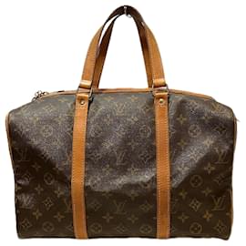 Louis Vuitton-Sac à main Souple Monogram Louis Vuitton-Marron