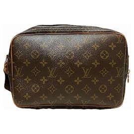 Louis Vuitton-Sac à épaule Monogram Louis Vuitton-Marron