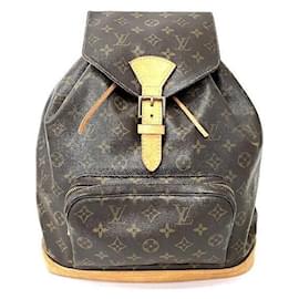 Louis Vuitton-Sac à dos Monogram Louis Vuitton-Marron