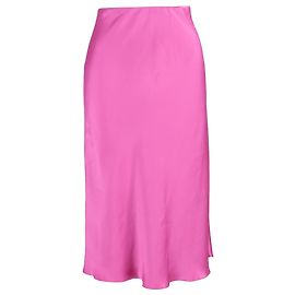 Jupe Midi Nanushka en Satin Rose Rose