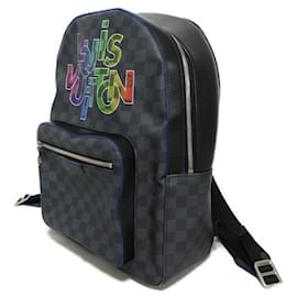 Louis Vuitton-Sac à dos Louis Vuitton Josh Damier Graphite-Noir