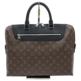 Louis Vuitton-Sac à épaule Monogram Macassar Louis Vuitton-Marron