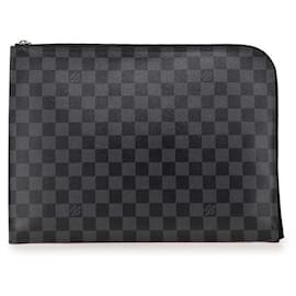 Louis Vuitton-Pochette Jour GM Damier Graphite de Louis Vuitton-Noir