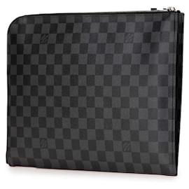 Louis Vuitton-Pochette Jour GM Damier Graphite de Louis Vuitton-Noir