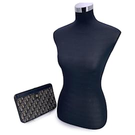 Dior-Christian Vintage Blue issimo Canvas Clutch Bag Purse-Blue