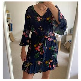 Autre Marque-Short blue floral dress Liu Jo-Other