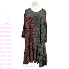 Berenice-Polka dot dress "Noemie"-Red