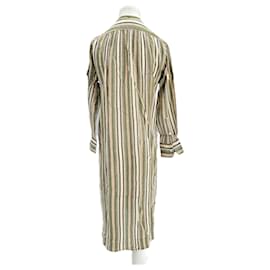 Laurence Bras-Robe rayée-Khaki