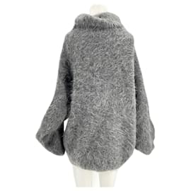 Autre Marque-Pull en laine d'alpaga-Grey