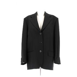 Acne Studios Blazer aus Wollmischung schwarz Schwarz
