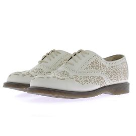 Dr. Martens Derbies blanches "Aila" White
