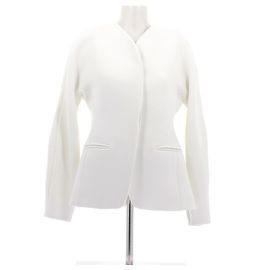 Jacquemus Weiße Jacke 'Ovalo' Weiß