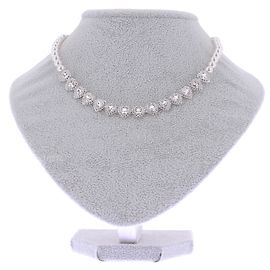 Swarovski Collar plateado "Tennis" Plata