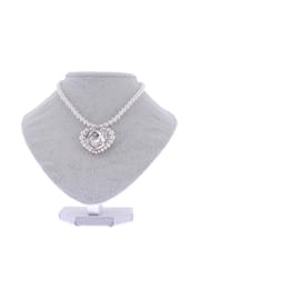 Swarovski-Collier à pendentif argenté-Argenté