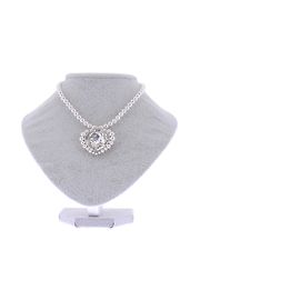 Swarovski Colar com pingente prateado Prata