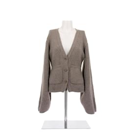 Khaite-Cardigan en cachemire taupe-Brown