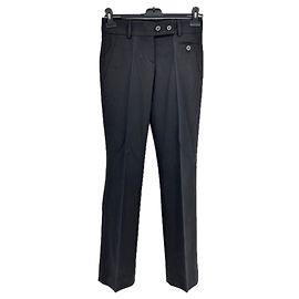 Autre Marque GUNEX Black Cotton Pants Size 34 Black