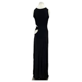 Autre Marque-Robe noire "Abelia"-Black