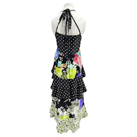 Attico-Robe en soie-Black