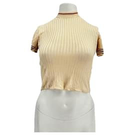 Acne Beige superiore Cammello