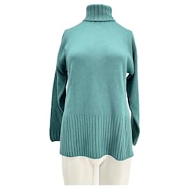 Autre Marque-Pull en cachemire bleu-Blue