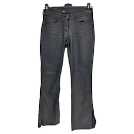 Autre Marque Jeans efecto vinilo negro 3X1 Negro