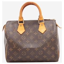 Louis Vuitton-Brown vintage 2002 Monogram Speedy 25 bag-Brown