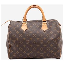 Louis Vuitton-Brown vintage 1998 Monogram Speedy 30 bag-Brown
