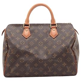 Louis Vuitton-Brown 2018 Monogram Speedy 30 bag-Brown