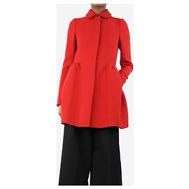Miu Miu Abrigo de lana rojo - talla UK 6 Roja