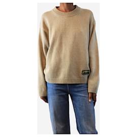 Ganni-Stone Future oversized jumper - size XXS-Grey
