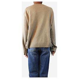 Ganni-Stone Future oversized jumper - size XXS-Grey