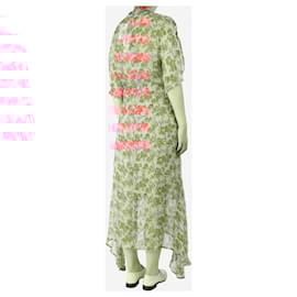 Autre Marque-Red Tiffany floral printed midi dress - size M-Other