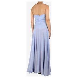 Elia Essentials.-Blue strapless dress - size UK 10-Blue