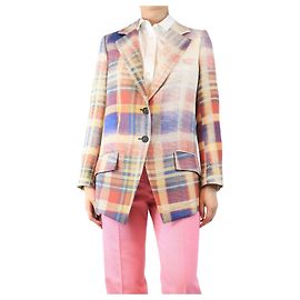 Vivienne Westwood Multicolour tartan jacket - size UK 8 Multiple colors