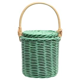 Autre Marque-Mint Lily basket bag-Green