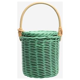 Autre Marque-Mint Lily basket bag-Green