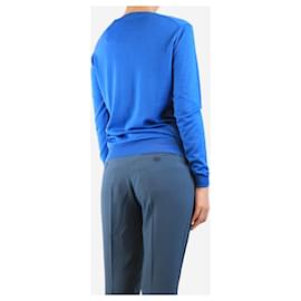 Stella Mc Cartney-Blue wool sweater - size UK 8-Blue