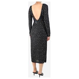 Missoni-Black sequin midi dress - size UK 12-Black