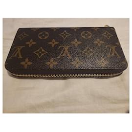 Autre Marque-Zippy wallet-Brown