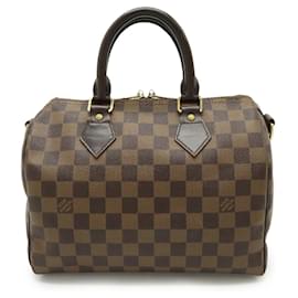 Louis Vuitton-Louis Vuitton Damier Speedy Bandouliere 25 Handbag-Brown