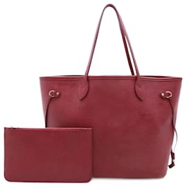 Louis Vuitton-Louis Vuitton Epi Neverfull MM Tote Bag-Fuschia