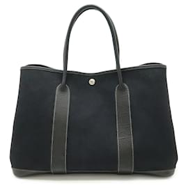 Hermès-Sac Tote PM HERMES Garden-Noir