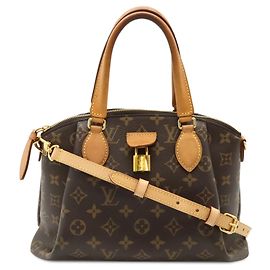 Sac à main Louis Vuitton Monogram Rivoli PM Marron